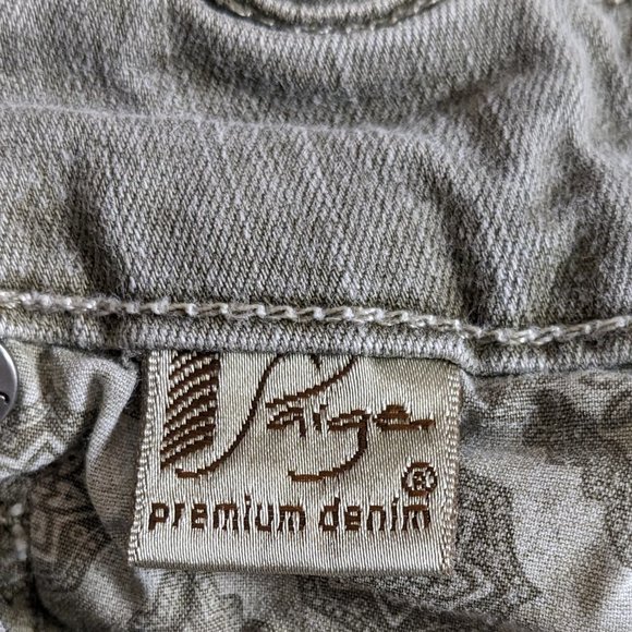 PAIGE Women's Straight Leg Verdugo Jegging Jeans  Size 27 Sage Green - Picture 8 of 8